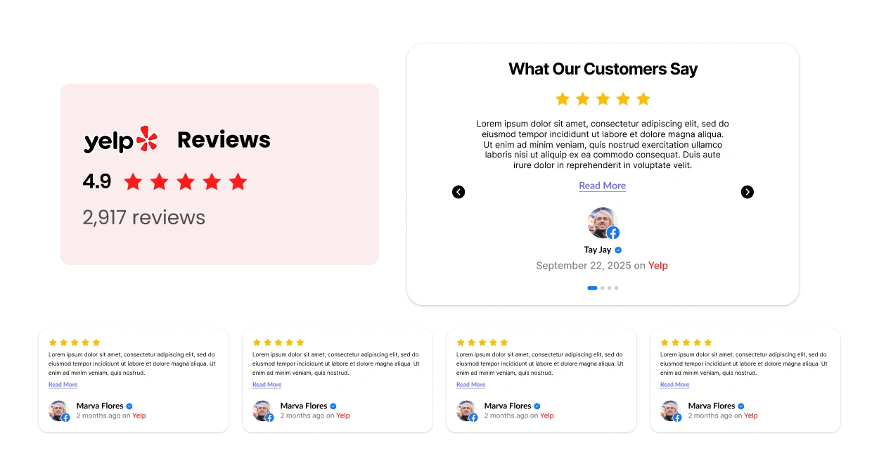 reviews widget